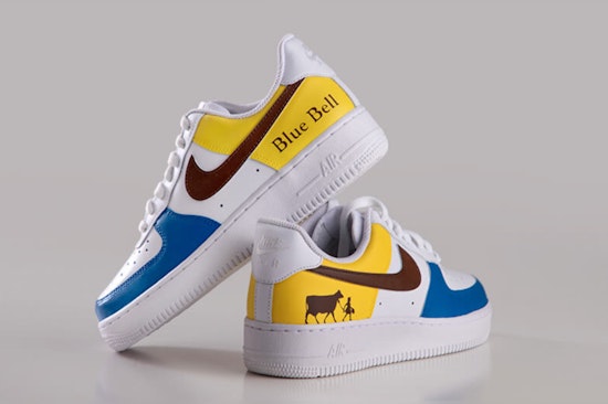 Blue Bell Creameries Serves Up a Sweet Sweepstakes for Custom Nike Air Force Ones