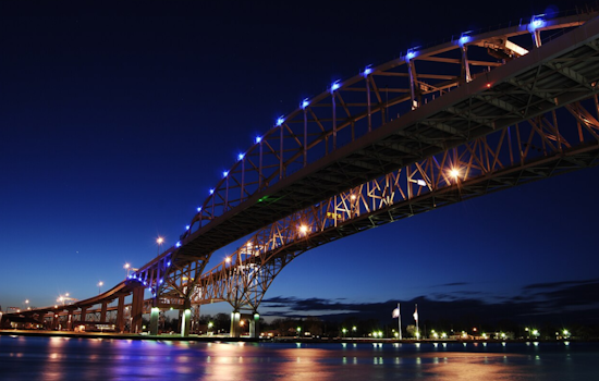 Blue Water Bridge Eastbound Span Closure in Port Huron to Cause Traffic Delays, Starting May 29