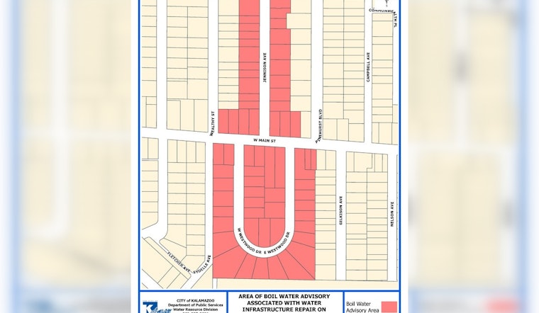 Boil Water Advisory Issued for Parts of Kalamazoo Township Following Main Break