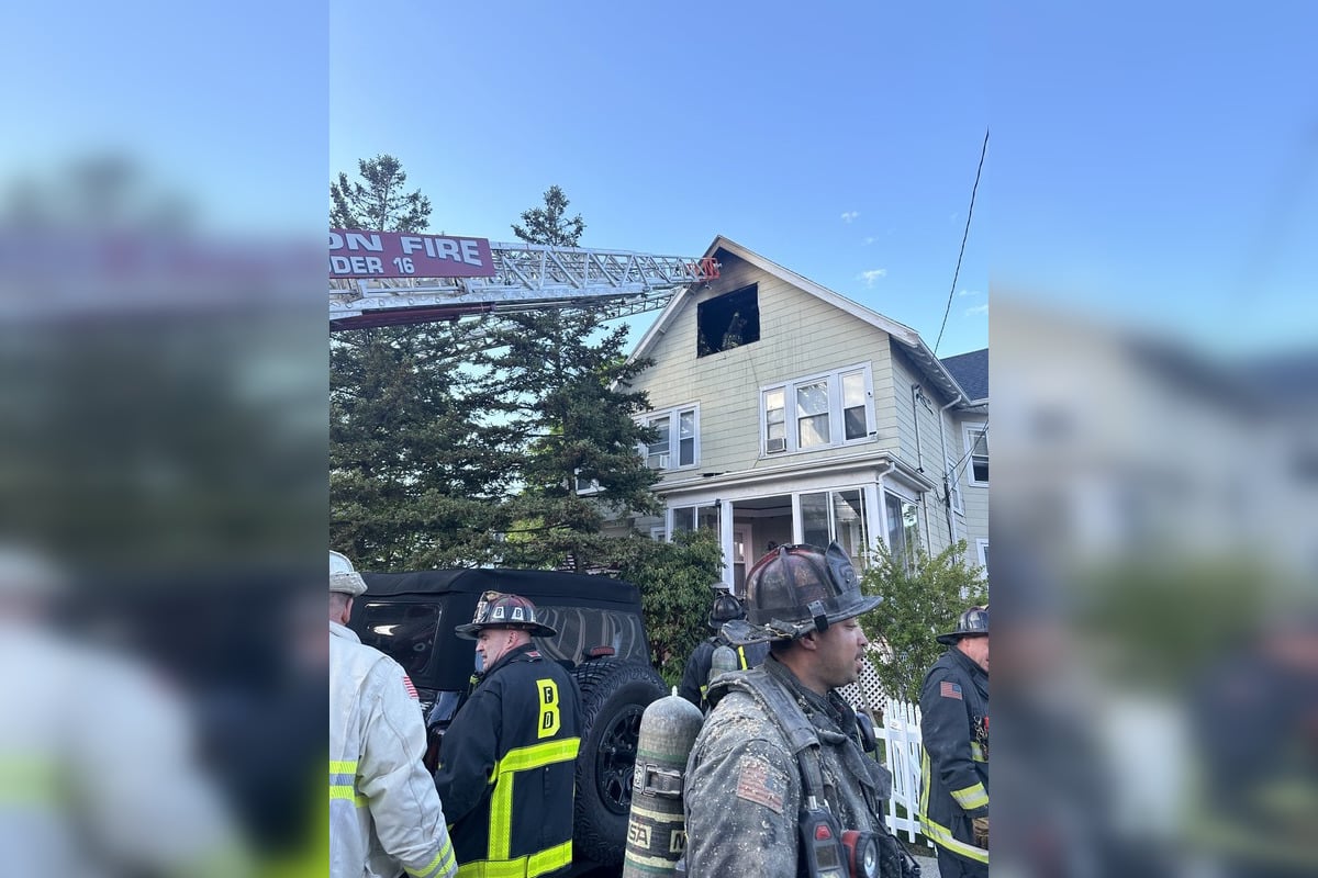 Boston Firefighters Quell Third-Floor Fire in Roslindale, Eight