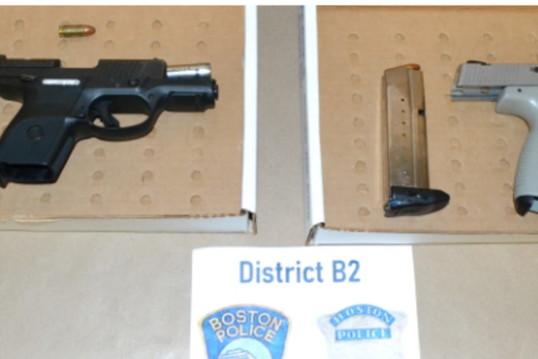 Boston Police Arrest Two Men, Seize Illegally Modified Handguns After Roxbury Traffic Stop