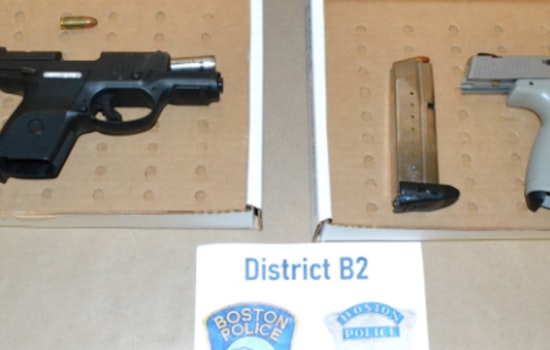 Boston Police Arrest Two Men, Seize Illegally Modified Handguns After Roxbury Traffic Stop