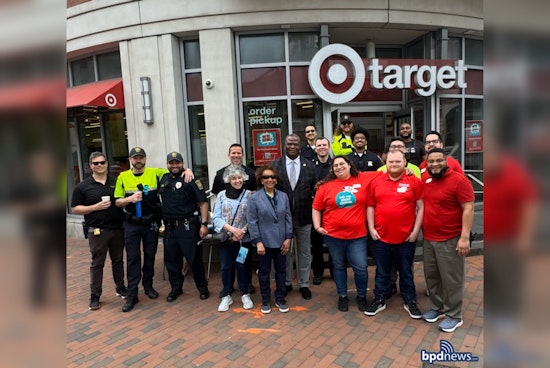 Boston Police Brew Community Ties with "Coffee with a Cop" Event at Downtown Target