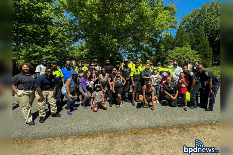 Boston Police Department Hosts First Annual Community Bicycle Ride to