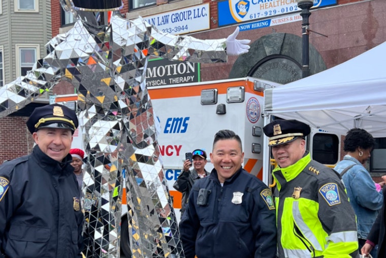 Boston Police Engage with Community at Inaugural 'Boston Open Streets' Event in Dorchester