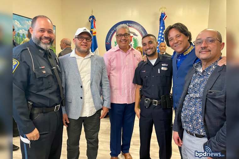 Boston Police Engage with Local Artists at Exhibition Celebrating Dominican Culture