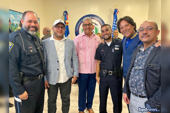 Boston Police Engage with Local Artists at Exhibition Celebrating Dominican Culture