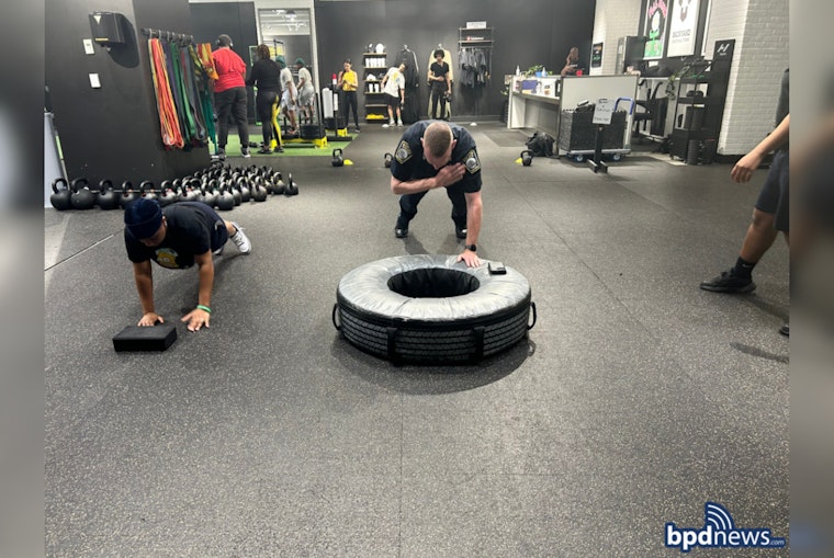 Boston Police Engage with Youth through Fitness and Mentoring at Local Gym