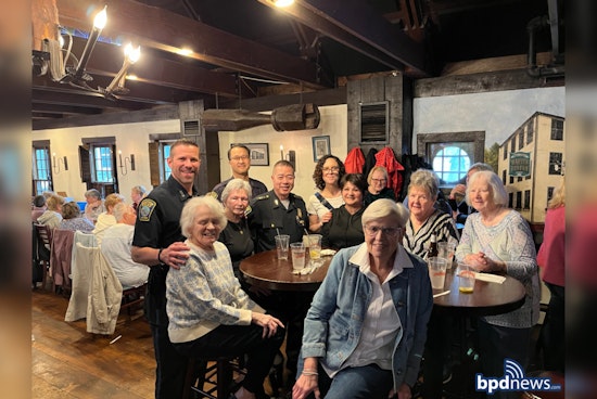 Boston Police Honor Local Mothers with Special Luncheon in Charlestown's Warren Tavern