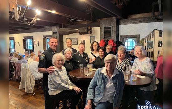 Boston Police Honor Local Mothers with Special Luncheon in Charlestown's Warren Tavern