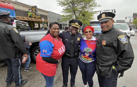 Boston Police Join Celebration at Haitian-American Unity Parade in Mattapan