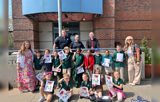 Boston Police Open Doors to St. Peter Academy Students for Insightful Station Tour