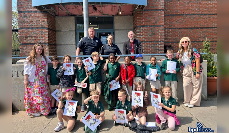 Boston Police Open Doors to St. Peter Academy Students for Insightful Station Tour