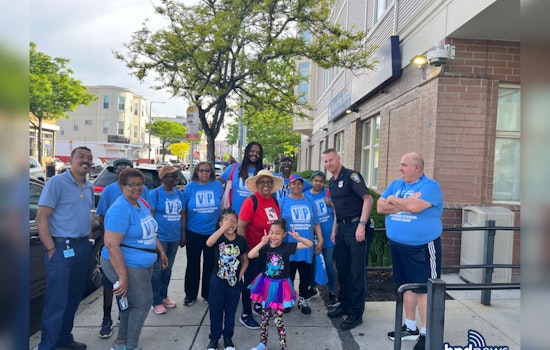 Boston Police Partner with Bowdoin Street Health Center for "The Bowdoin Street Striders" Walking Group