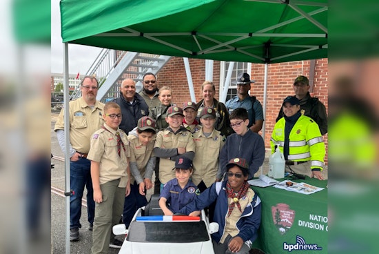 Boston Police Partner with National Park Service for Child Car Seat Safety Event at Charlestown Navy Yard