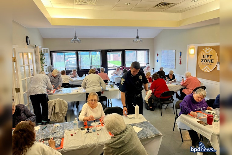 Boston Police Swap Handcuffs for Paintbrushes in Charlestown Senior Center Community Event