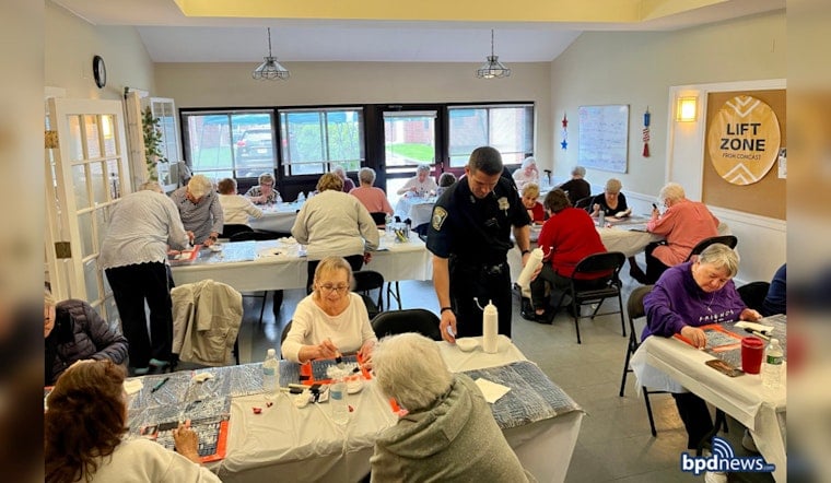 Boston Police Swap Handcuffs for Paintbrushes in Charlestown Senior Center Community Event