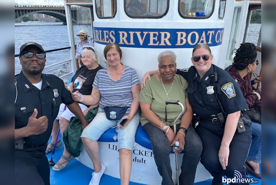 Boston Police Trade Patrol for Paddle, Host Serene Charles River Cruise with Dorchester Seniors