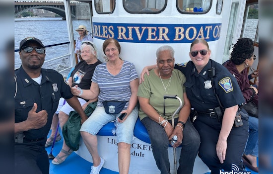 Boston Police Trade Patrol for Paddle, Host Serene Charles River Cruise with Dorchester Seniors