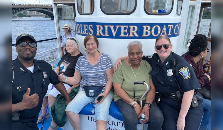 Boston Police Trade Patrol for Paddle, Host Serene Charles River Cruise with Dorchester Seniors
