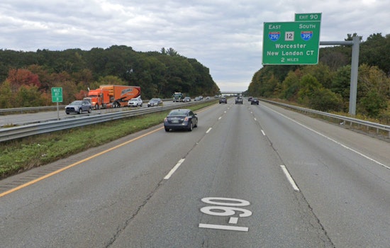 Box Truck Overturns on Massachusetts Turnpike Near Oxford, Causes Rush-Hour Delays