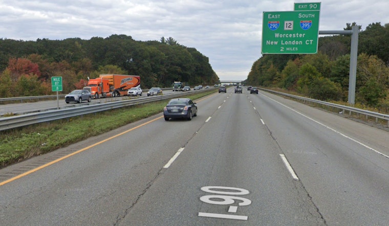 Box Truck Overturns on Massachusetts Turnpike Near Oxford, Causes Rush-Hour Delays