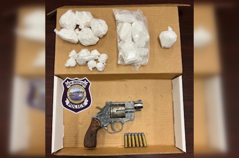 Brandon Delgado, With 36 Priors, Arrested in Fall River for Cocaine Trafficking and Firearm Charges