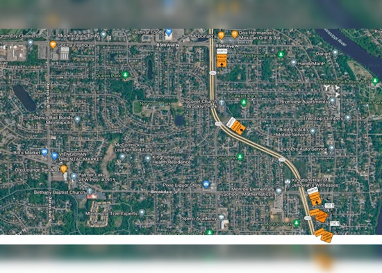 Brooklyn Park's West River Road Closure Leads to Major Northbound Detour Amid Roadworks
