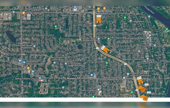 Brooklyn Park's West River Road Closure Leads to Major Northbound Detour Amid Roadworks