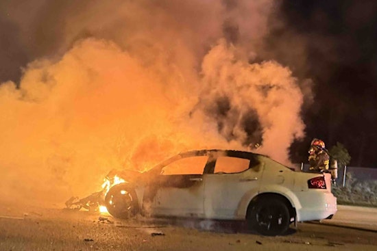 Bystanders Rescue Driver from Fiery Wreck on I-95 in Delray Beach