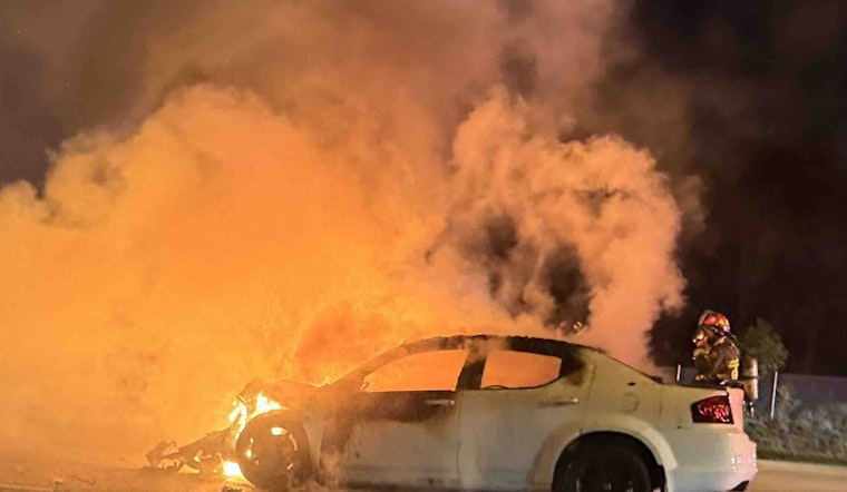 Bystanders Rescue Driver from Fiery Wreck on I-95 in Delray Beach