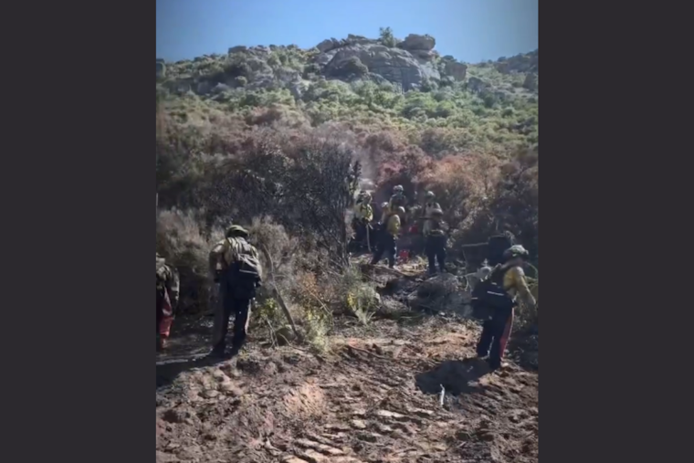 Cal Fire San Diego and Partners Quickly Contain Brush Fire Near Lake