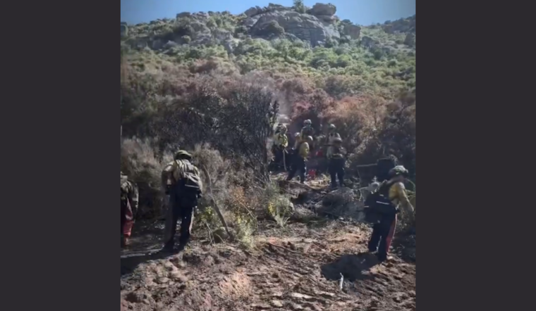 Cal Fire San Diego and Partners Quickly Contain Brush Fire Near Lake Morena to 5.28 Acres