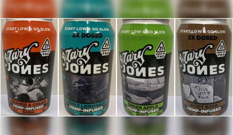 California Officials Warn Against "Unsafe" THC-Infused Mary Jones Sodas