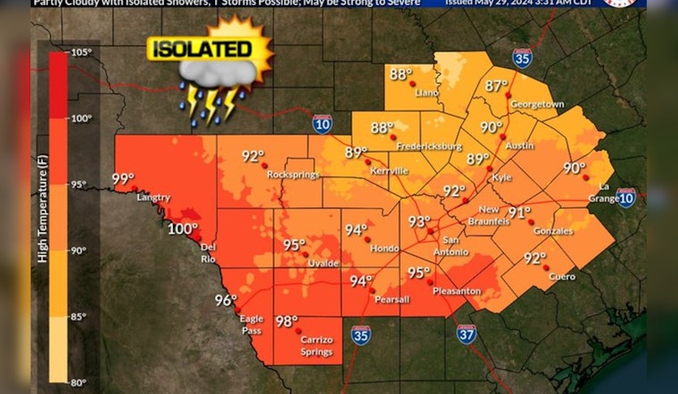 Calmer Weather Expected in Austin Following Overnight Thunderstorms, Storm Risks Linger Through Week
