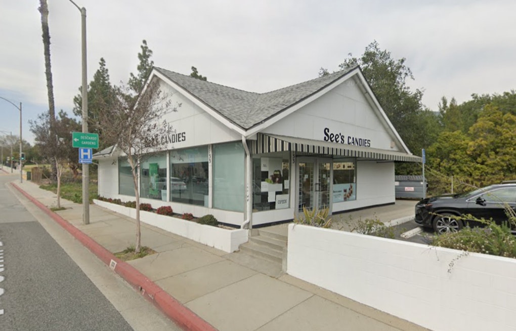 Car Crashes Into See's Candies Store in La Cañada Flintridge, No Injuries Reported