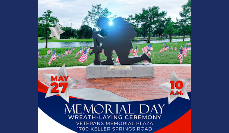 Carrollton to Honor Fallen Heroes with Memorial Day Ceremony at Veterans Memorial Plaza