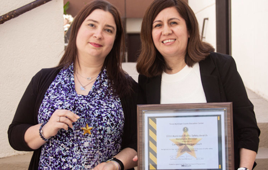 Carrollton's Municipal Court Earns Honorable Mention for Traffic Safety Efforts from TMCEC