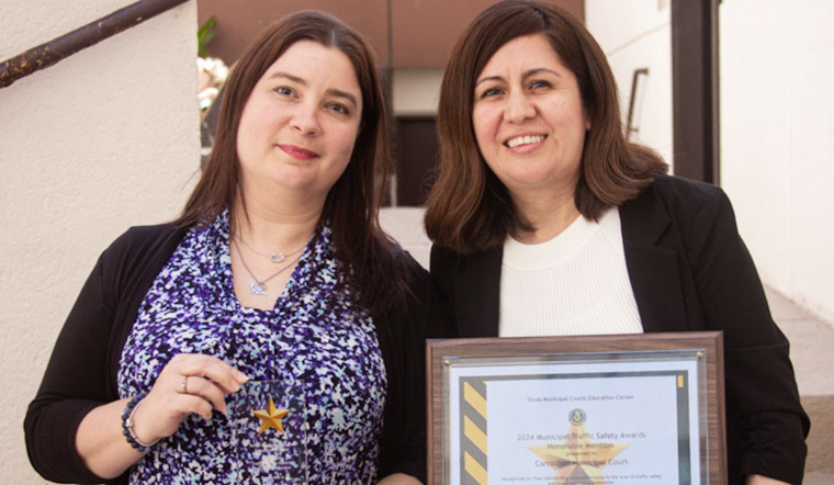 Carrollton's Municipal Court Earns Honorable Mention for Traffic Safety Efforts from TMCEC