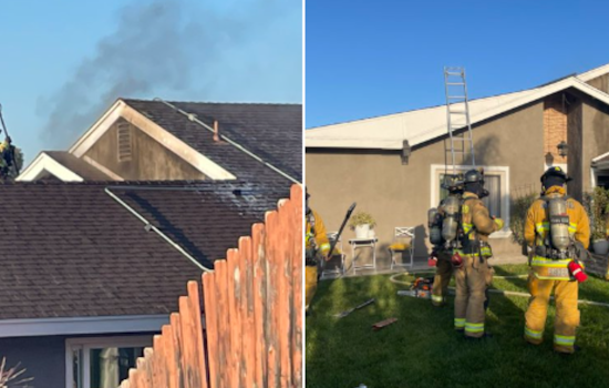 Chula Vista Family and Dog Displaced as Fire Department Quells Attic Blaze