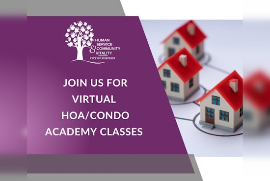 City of Surprise Offers Free Virtual Classes to Enhance HOA and Condo Board Management