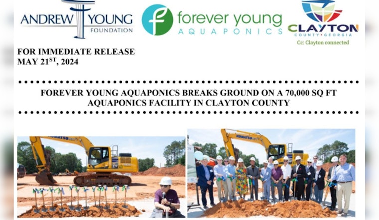 Clayton County Pioneers Sustainable Farming with New 70,000 Square Foot Aquaponics Facility