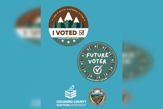 Coconino County Unveils Multilingual "I Voted" Stickers Designed by NAU Students for 2024 Elections
