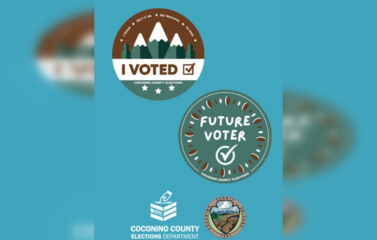 Coconino County Unveils Multilingual "I Voted" Stickers Designed by NAU Students for 2024 Elections