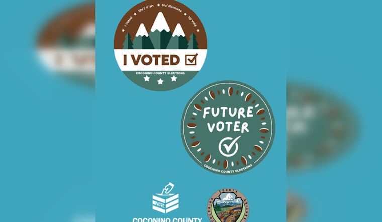 Coconino County Unveils Multilingual "I Voted" Stickers Designed by NAU Students for 2024 Elections