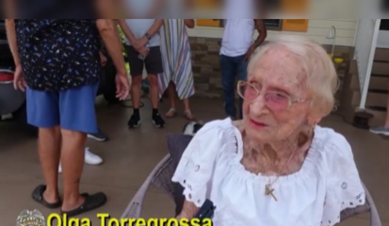 Coconut Creek Community Celebrates Local Centenarian's 104th Birthday with Parade and Festivities