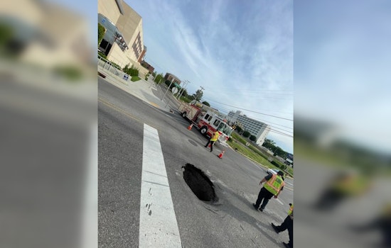 College Street Closure in Downtown Clarksville Prompted by Unexpected Sinkhole