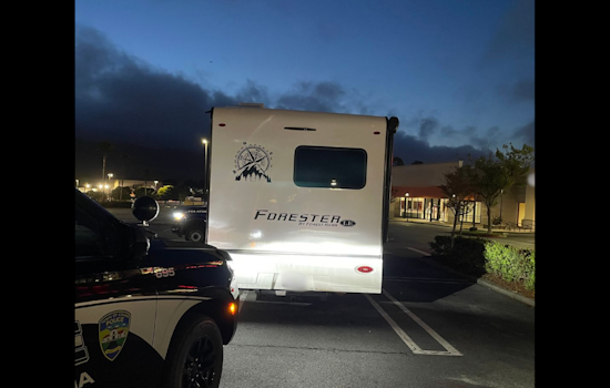 Colma Police Arrest Man Sleeping in Stolen Motorhome, San Mateo Inmate Faces Multiple Felony Warrants