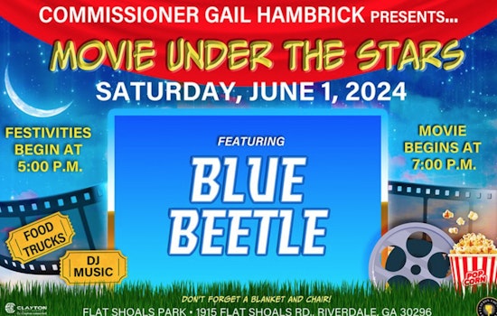 Commissioner Hambrick Hosts Free Family "Movie Under The Stars" Night in Clayton County