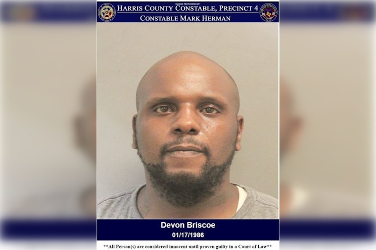 Convicted Felon Devon Briscoe Charged with Retaliation After Threatening Deputies in Harris County